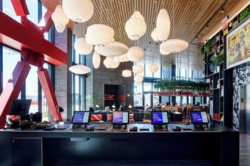 Check-in/check-out kiosk