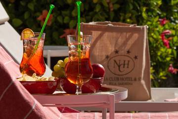 Poolside bar