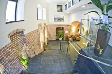 Interior entrance