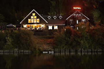 Front of property - evening/night