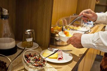 Breakfast buffet