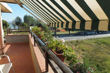 outside