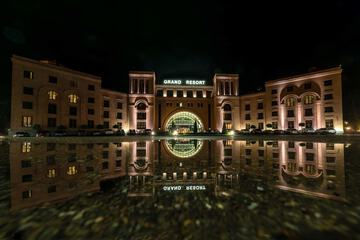 Front of property - evening/night