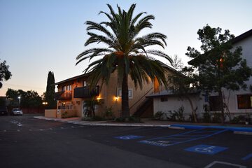 Front of property - evening/night
