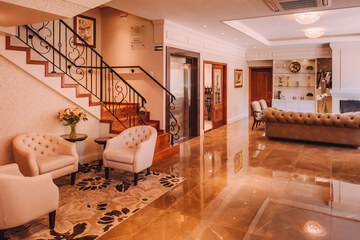 Lobby sitting area