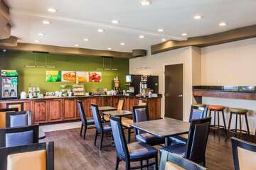 Spacious breakfast area