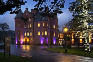 Front of property - evening/night