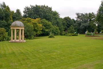 Outdoor wedding area