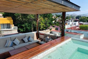 Rooftop pool
