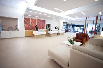 Lobby sitting area