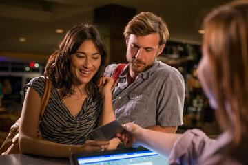 Check-in/check-out kiosk