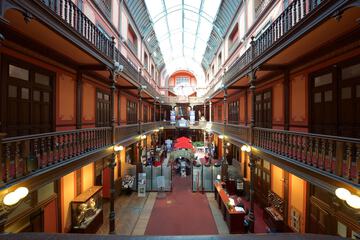 Interior entrance