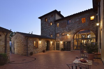 Front of property - evening/night