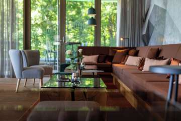 Lobby sitting area