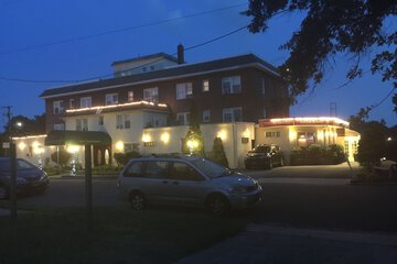 Front of property - evening/night