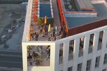 Rooftop pool
