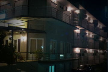 Hotel Front - Evening/Night