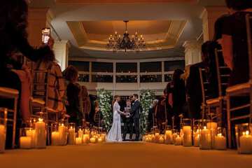 Indoor wedding
