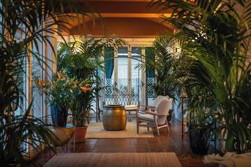 Lobby sitting area
