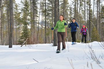 Snowshoeing