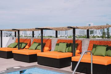 Rooftop pool