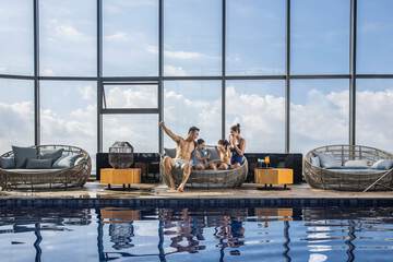 Rooftop pool