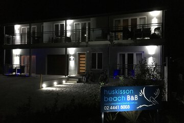 Front of property - evening/night
