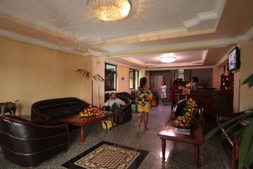 Lobby sitting area