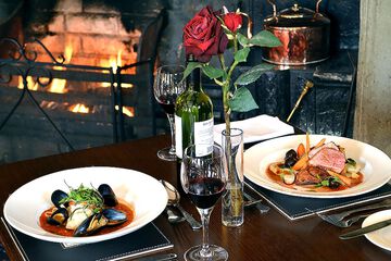Couples dining