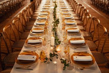 Indoor wedding