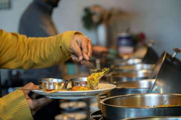 Breakfast buffet