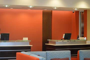 Check-in/check-out kiosk