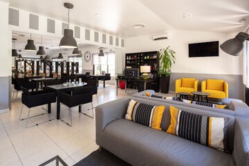 Lobby sitting area