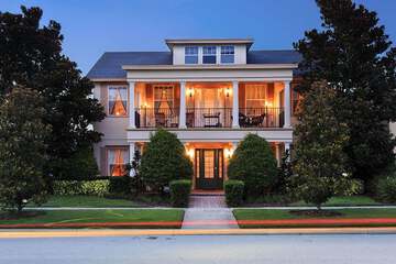 Front of property - evening/night