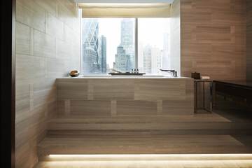 Deep soaking bathtub