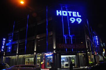 Front of property - evening/night