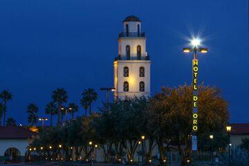Front of property - evening/night