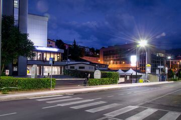 Front of property - evening/night