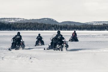 Snowmobiling