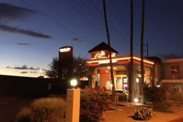 Front of property - evening/night