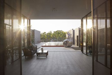 Interior entrance
