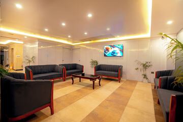 Lobby sitting area