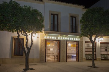 Front of property - evening/night