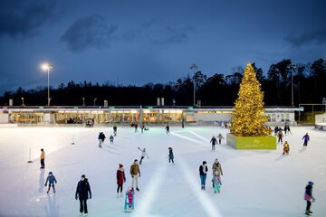 Ice skating