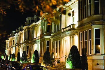 Front of property - evening/night