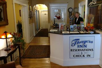 Check-in/check-out kiosk