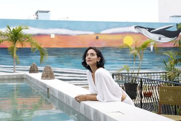 Rooftop pool