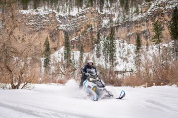Snowmobiling