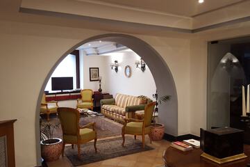 Interior entrance