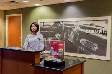 Check-in/check-out kiosk